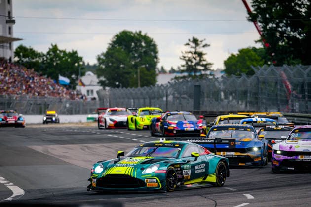 DTM, 7. + 8. Rennen Norisring 2026 7 Aston Martin Vantage AMR GT3 EVO, Comtoyou Racing: Nicki Thiim - picture by Gruppe C Photography Nürnberg Norisring Bayern Germany Copyright: xGruppexCxPhotographyx