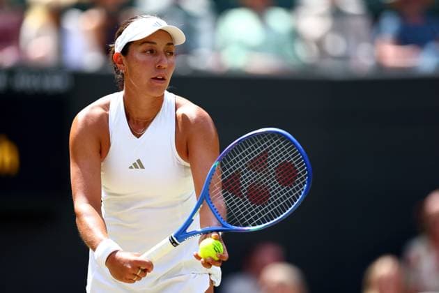 Jessica Pegula during her fourth round match Wimbledon Tennis Championships, Day 7, The All England Lawn Tennis and Croquet Club, London, UK - 05 Jul 2026London The All England Lawn Tennis and United Kingdom  Copyright: xJamesxMarsh Shutterstockx 16976811o