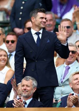 Jimmy Anderson in the Royal Box on Centre Court Wimbledon Tennis Championships, Day 7, The All England Lawn Tennis and Croquet Club, London, UK - 05 Jul 2026London The All England Lawn Tennis and United Kingdom  Copyright: xKieranxMcManus Shutterstockx 16976813k