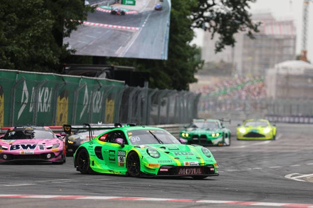 Nürnberg, Deutschland 03. - 05. Juli 2026: DTM - 2026 - Norisring - Sonntag Rennen 2 Im Bild: Ricardo Feller (SUI 90) vor Matteo Cairoli (ITA 14) Norisring Bayern *** Nuremberg, Germany, July 3–5, 2026, DTM 2026 Norisring, Sunday, Race 2. Pictured: Ricardo Feller (SUI) 90 ahead of Matteo Cairoli (ITA) 14, Norisring, Bavaria Copyright: xFotostandx xFabianxWernerx