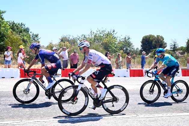 Tour de France 2026 Stage 2 BARCELONA, SPAIN - JULY 05 : Grossschartner Felix (AUT) of UAE Team Emirates - XRG during stage 2 of the 113rd edition of Tour de France an UCI World Tour 2.UWT cycling road race stage for Men Elite of 182 km with start in Tarragona and finish in Barcelona on July 5, 2026 in Barcelona, Spain, 05 07 2026 ( Motordriver Kurt Vandenborre - Barcelona Spain  Copyright: xTomasxSiskx
