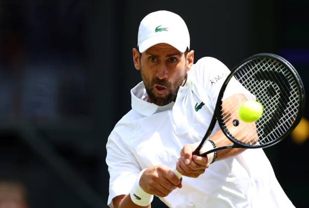 Novak Djokovic during his fourth round match Wimbledon Tennis Championships, Day 7, The All England Lawn Tennis and Croquet Club, London, UK - 05 Jul 2026London The All England Lawn Tennis and United Kingdom  Copyright: xKieranxMcManus Shutterstockx 16976813z