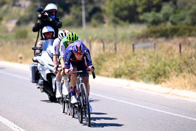 Tour de France 2026 Stage 2 BARCELONA, SPAIN - JULY 05 : Van Den Broek Frank (NED) of Team Picnic PostNL leading the escape pack during stage 2 of the 113rd edition of Tour de France an UCI World Tour 2.UWT cycling road race stage for Men Elite of 182 km with start in Tarragona and finish in Barcelona on July 5, 2026 in Barcelona, Spain, 05 07 2026 ( Motordriver Kurt Vandenborre - Barcelona Spain  Copyright: xTomasxSiskx