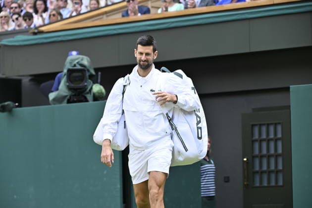 Tennis - Wimbledon 2026 - ITF - The Championships - 04 06 2026 - Tennis - Wimbledon 2026 - ITF - The Championships - 05 06 2026 - Novak Djokovic - Serbie London  Copyright: xChryslenexCaillaud Psnewzx