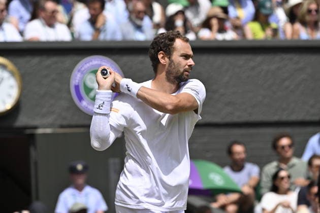 Tennis - Wimbledon 2026 - ITF - The Championships - 04 06 2026 - Tennis - Wimbledon 2026 - ITF - The Championships - 05 06 2026 - Safiullin Roman - Russe London  Copyright: xChryslenexCaillaud Psnewzx