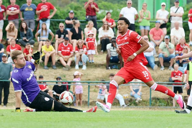Football, friendly match, TSG Kaiserslautern v 1.FC Kaiserslautern