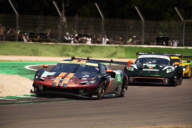MOTORSPORTS - Endurance - ELMS - 4 Hours of Imola Photo by IPA ABACAPRESS.COM86403393 - Richard Mille AF Corse, Custodio Toledo (USA), Lilou Wadoux (FRA), Riccardo Agostini (ITA) — ELMS 4 Hours of Imola 2026. Enzo and Dino Ferrari Circuit in Imola, Italy, on July 5, 2026. Imola Italy  Copyright: xIPAxSport ABACAx