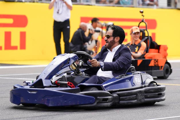 FORMULA ONE BRITISH GRAND PRIX 2026 Mohammed Ben Sulayem (FIA President) in the Driver s Parade during the Formula 1 Pirelli British Grand Prix 2026, 9th round of the 2026 Formula 1 World Championship, WM, Weltmeisterschaft from 3rd - 5th July, 2026 at the Silverstone Circuit, Silverstone, England. Credit: Robbie Hoad Every Second Media Editorial use only. All images are copyright Every Second Media Limited. No images may be reproduced without prior permission. Copyright: xIMAGO EveryxSecondxMediax ESM-2060-0718 RobbiexHoadx xEveryxSecondxMediax