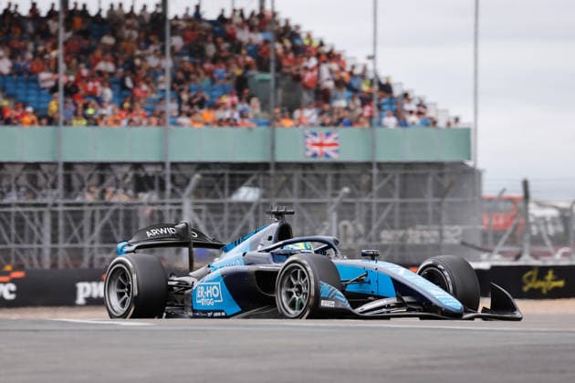 AUTO - FORMULA 2 2026 - SILVERSTONE 07 BEGANOVIC Dino (swe), DAMS Lucas Oil, Dallara F2 2024, action during the 7th round of the 2026 FIA Formula 2 Championship from July 3 to 5, 2026 on the Silverstone Circuit, in Silverstone, United Kingdom - SilverstoneUnited Kingdom  Copyright: xEricxAlonsox
