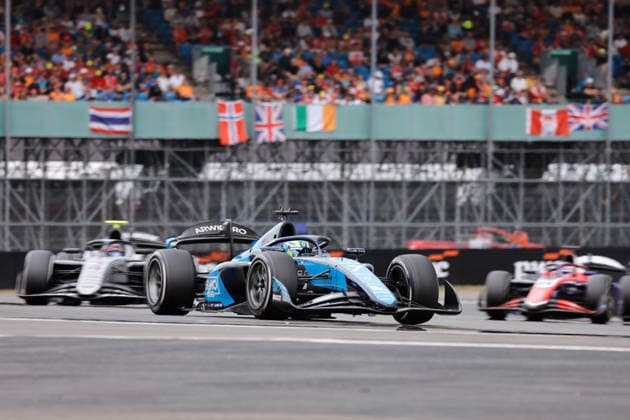 AUTO - FORMULA 2 2026 - SILVERSTONE 07 BEGANOVIC Dino (swe), DAMS Lucas Oil, Dallara F2 2024, action during the 7th round of the 2026 FIA Formula 2 Championship from July 3 to 5, 2026 on the Silverstone Circuit, in Silverstone, United Kingdom - SilverstoneUnited Kingdom  Copyright: xEricxAlonsox