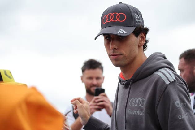 (5) Gabriel Bortoleto (BRA) - Audi Revolut F1 Team - Audi AR01 - Audi during Race day of Formula 1 Lenovo British Grand Prix 2026 at Silverstone Circuit in Silverstone, United Kingdom. Round 11 of the 2026 FIA Formula One World Championship, WM, Weltmeisterschaft held July 3-5, 2026. Silverstone Circuit, home of the British Grand Prix and birthplace of the Formula 1 World Championship in 1950, hosts a Sprint weekend for round eleven. This event weekend features the F1 Sprint format, with a Sprint Shootout and Sprint Race in addition to the standard qualifying session and Grand Prix. Formula 1 Lenovo British Grand Prix 2026 - Round 11 - Silverstone Circuit F1-2026-R11-GBR
