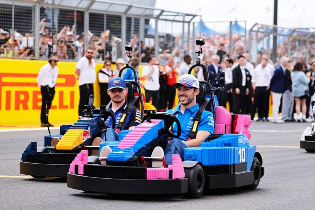 F1 - BRITISH GRAND PRIX 2026 10 GASLY Pierre (fra), Alpine F1 Team A526, drives A lego Minicar on the drivers parade prior the Formula 1 British Grand Prix 2026, 9th round of the 2026 Formula One World Championship, WM, Weltmeisterschaft from July 3 to 5, 2026 on the Silverstone Circuit, in Silverstone, United Kingdom - SilverstoneUnited Kingdom  Copyright: xDPPIx