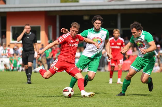 Football, friendly match, SV Grün-Weiß Lübben v 1. FC Union Berlin
