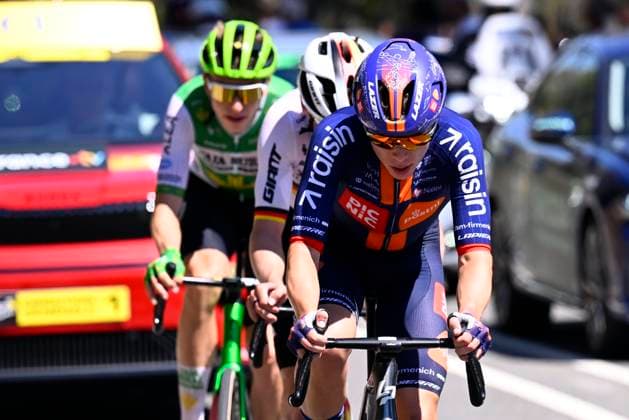 Tour de France 2026 Stage 2 BARCELONA, SPAIN - JULY 05 : Van Den Broek Frank (NED) of Team Picnic PostNL leading the escape pack during stage 2 of the 113rd edition of Tour de France an UCI World Tour 2.UWT cycling road race stage for Men Elite of 182 km with start in Tarragona and finish in Barcelona on July 5, 2026 in Barcelona, Spain, 05 07 2026 ( Motordriver Kurt Vandenborre - Barcelona Spain  Copyright: xTomasxSiskx