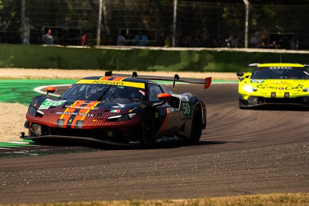 MOTORSPORTS - Endurance - ELMS - 4 Hours of Imola Photo by IPA ABACAPRESS.COM86406070 - Richard Mille AF Corse, Custodio Toledo (USA), Lilou Wadoux (FRA), Riccardo Agostini (ITA) – ELMS 4 Hours of Imola 2026. Enzo and Dino Ferrari Circuit in Imola, Italy, on July 5, 2026. Imola Italy  Copyright: xIPAxSport ABACAx