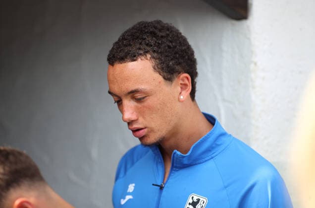 Fussball, Herren, Saison 2026 2027, TSV Moorenweis - TSV 1860 München, Testspiel, Vorbereitung Samuel Althaus (TSV 1860 München) Kopf, Portrait *** Soccer, Men s, 2026–2027 Season, TSV Moorenweis vs. TSV 1860 Munich, Friendly Match, Preseason, Samuel Althaus, TSV 1860 Munich Captain, Profile