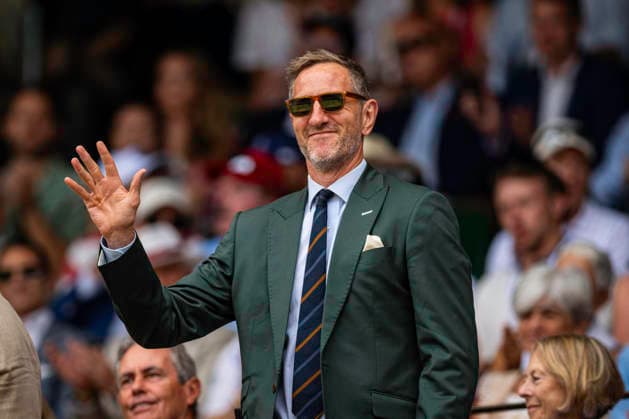 RECORD DATE NOT STATED 5th July 2026; All England Lawn Tennis and Croquet Club, London, England; Wimbledon Tennis Tournament, Day Seven; Rugby World Cup winner Will Greenwood GodfreyxPitt