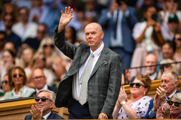 RECORD DATE NOT STATED 5th July 2026; All England Lawn Tennis and Croquet Club, London, England; Wimbledon Tennis Tournament, Day Seven; England rugby World Cup winning coach Sir Clive Woodward GodfreyxPitt