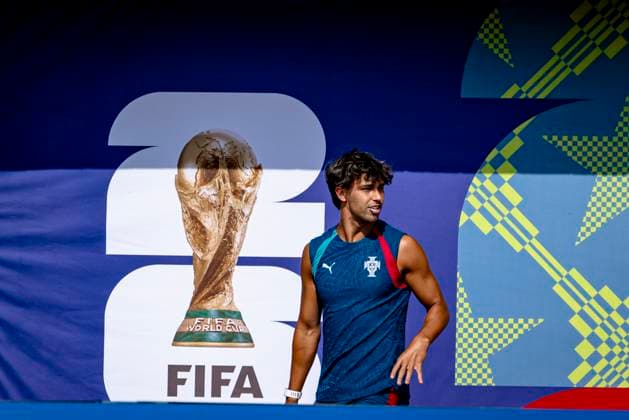 DALLAS - Joao Felix of Portugal during the 2026 World Cup, Portugal training at Washburne Soccer and Track Stadium on July 5, 2026 in Dallas, United States. (Photo by Stefan Koops EYE4IMAGES DeFodi Images) - *** DALLAS: Joao Felix of Portugal during the 2026 World Cup; Portugal training at Washburne Soccer and Track Stadium on July 5, 2026, in Dallas, United States. Photo by Stefan Koops, EYE4IMAGES, DeFodi Images