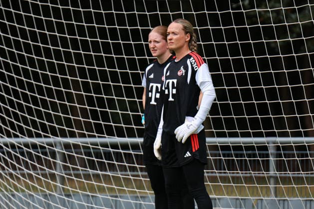 Angebot: 1. FC Köln Frauen, Auftakttraining, 05.07.2026 Irina Fuchs (1. FC Köln, 34) und Lisa Schmitz (1. FC Köln, 1) Auftakttraining der Frauen des 1. FC Köln zur Saison 2026 27 der 1. Frauen Fussball Bundesliga, Trainingsgelände am Geißbockheim, Köln, 05.07.2026 DFL DFB regulations prohibit any use of photographs as image sequences and or quasi-video. *** Feature: 1 FC Köln Women, First Training Session, July 5, 2026—Irina Fuchs (1 FC Köln, 34) and Lisa Schmitz (1 FC Köln), 1st training session of the 1 FC Köln women’s team for the 2026–27 season of the Women’s Bundesliga, training grounds at Geißbockheim, Cologne, July 5, 2026. DFL and DFB regulations prohibit any use of photographs as image sequences and or quasi-video content. Copyright: xBEAUTIFULxSPORTS Freisenx