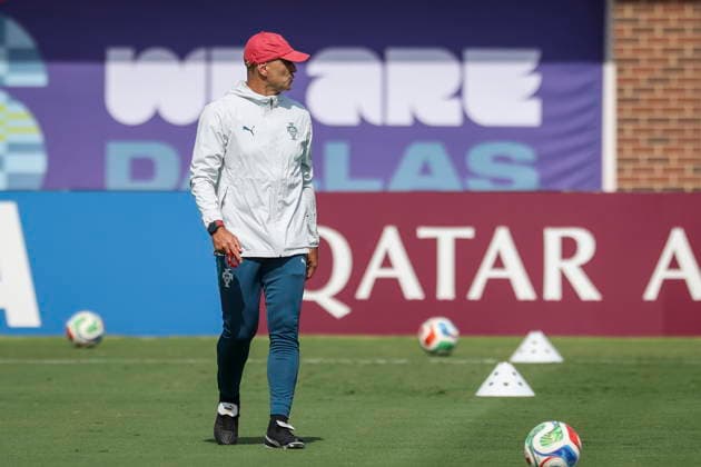 FIFA World Cup, WM, Weltmeisterschaft, Fussball 2026 - Portugal training session Portugal s national soccer head coach Roberto Martinez leads the training session of the team at SMU Washburn Stadium - Dallas for the FIFA World Cup 2026, Dallas, Texas, USA, 05 July 2026. DALLAS Toronto United States  Copyright: xMIGUELxA.xLOPESx