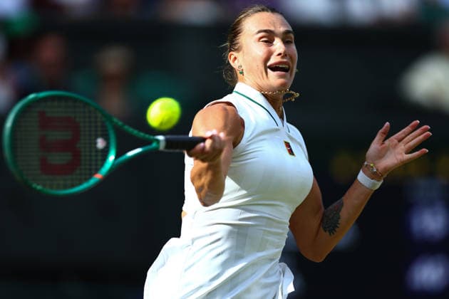 Aryna Sabalenka during her fourth round match Wimbledon Tennis Championships, Day 7, The All England Lawn Tennis and Croquet Club, London, UK - 05 Jul 2026London The All England Lawn Tennis and United Kingdom  Copyright: xJamesxMarsh Shutterstockx 16976811do