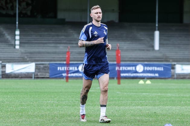 Fussball, 3.Liga Saison 2026 2027 Trainingslager MSV Duisburg Training 05.07.2026, Stadion de Wageningse Berg Alexander Hahn (MSV Duisburg, 42) Wageningen Stadion de Wageningse Berg Niederlande *** Sports, Soccer, 3rd Division, 2026–2027 Season, MSV Duisburg Training Camp, July 5, 2026, Stadion de Wageningse Berg, Alexander Hahn, MSV Duisburg, 42 Wageningen, Stadion de Wageningse Berg, Netherlands