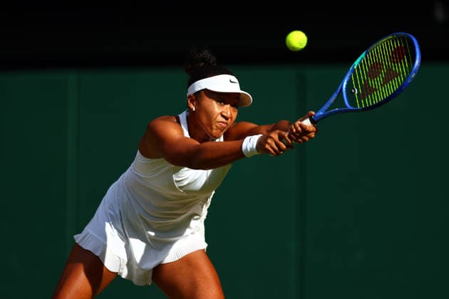 Naomi Osaka during her fourth round match Wimbledon Tennis Championships, Day 7, The All England Lawn Tennis and Croquet Club, London, UK - 05 Jul 2026London The All England Lawn Tennis and United Kingdom  Copyright: xJamesxMarsh Shutterstockx 16976811ds