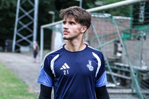 Fussball, 3.Liga Saison 2026 2027 Trainingslager MSV Duisburg Training 05.07.2026, Stadion de Wageningse Berg Laurenz Jennissen (MSV Duisburg, 21) Wageningen Stadion de Wageningse Berg Niederlande *** Sports, Soccer, 3rd Division, 2026–2027 Season, Training Camp, MSV Duisburg, Practice, July 5, 2026, Stadion de Wageningse Berg, Laurenz Jennissen, MSV Duisburg, 21 Wageningen, Stadion de Wageningse Berg, Netherlands