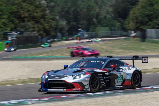 July 5, 2026, Imola, Bologna, Italy: RACING SPIRIT OF LEMAN 59 (MATEU, FOSSARD, HASSE CLOT) on the outer curb at turn 6 during the 2026 ELMS 4 Hours of Imola at Enzo and Dino Ferrari circuit in Imola (Bologna, Italy), 4th round of European Le Mans Series 2026 season..Credit: ZUMA Press Motorsports 2026: ELMS 4 Hours Of Imola: RACE  - ZUMAr158 20260705_aap_r158_010 Copyright: xRiccardoxRighettix
