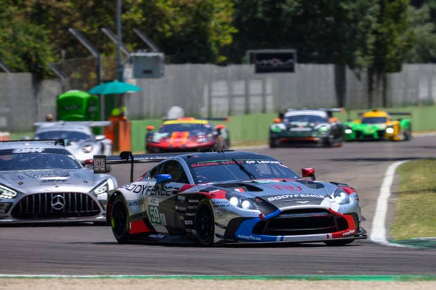 July 5, 2026, Imola, Bologna, Italy: RACING SPIRIT OF LEMAN 59 (MATEU, FOSSARD, HASSE CLOT) at turn 2 during the 2026 ELMS 4 Hours of Imola at Enzo and Dino Ferrari circuit in Imola (Bologna, Italy), 4th round of European Le Mans Series 2026 season..Credit: ZUMA Press Motorsports 2026: ELMS 4 Hours Of Imola: RACE  - ZUMAr158 20260705_aap_r158_048 Copyright: xRiccardoxRighettix