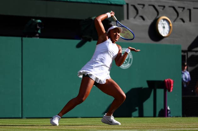 Naomi Osaka during her fourth round match Wimbledon Tennis Championships, Day 7, The All England Lawn Tennis and Croquet Club, London, UK - 05 Jul 2026London The All England Lawn Tennis and United Kingdom  Copyright: xJamesxMarsh Shutterstockx 16976811dt