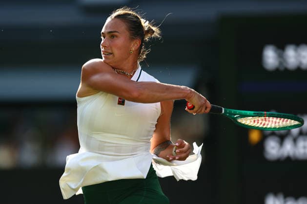 Aryna Sabalenka during her fourth round match Wimbledon Tennis Championships, Day 7, The All England Lawn Tennis and Croquet Club, London, UK - 05 Jul 2026London The All England Lawn Tennis and United Kingdom  Copyright: xJamesxMarsh Shutterstockx 16976811ee