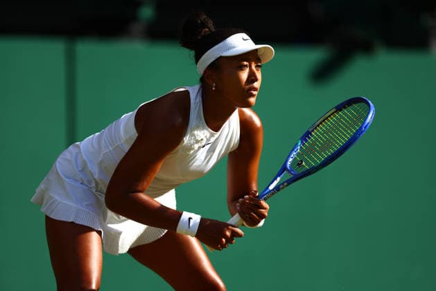 Naomi Osaka during her fourth round match Wimbledon Tennis Championships, Day 7, The All England Lawn Tennis and Croquet Club, London, UK - 05 Jul 2026London The All England Lawn Tennis and United Kingdom  Copyright: xJamesxMarsh Shutterstockx 16976811eg