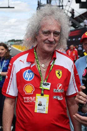 F1 British Grand Prix 2026 Brian May ahead of the Formula 1 British Grand Prix at Silverstone Circuit in Northampton, Great Britain on July 5, 2026. Northampton United Kingdom  Copyright: xJakubxPorzyckix originalFilename:porzycki-f1britis260705_npOuv.jpg