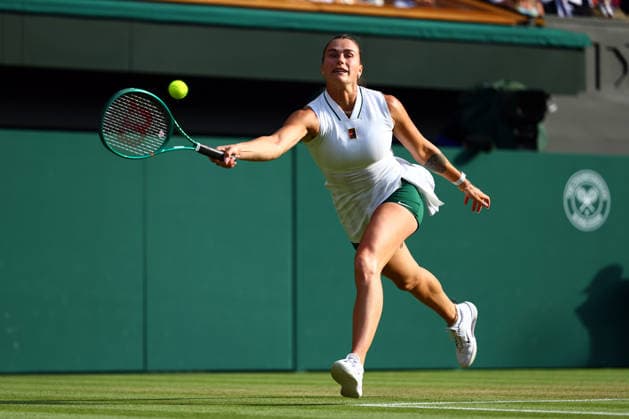 Aryna Sabalenka during her fourth round match Wimbledon Tennis Championships, Day 7, The All England Lawn Tennis and Croquet Club, London, UK - 05 Jul 2026London The All England Lawn Tennis and United Kingdom  Copyright: xJamesxMarsh Shutterstockx 16976811en
