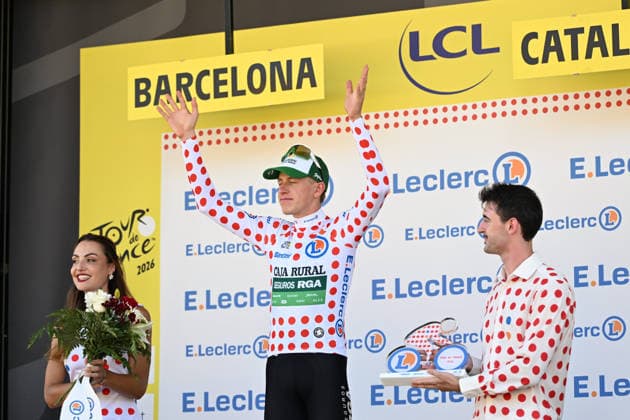 05-07-2026 Tour De France; Tappa 02 Tarragona - Barcelona; 2026, Caja Rural - Seguros Rga; Molenaar, Alex; Barcelona Montjuic; 