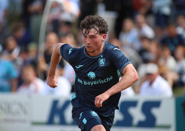 Fussball, Herren, Saison 2026 2027, TSV Moorenweis - TSV 1860 München, Testspiel, Vorbereitung Lance Fiedler (TSV 1860 München) im Laufen Kopf, Oberkörper *** Soccer, Men s, 2026–2027 Season, TSV Moorenweis vs. TSV 1860 Munich, Friendly Match, Preseason: Lance Fiedler of TSV 1860 Munich running—head, upper body