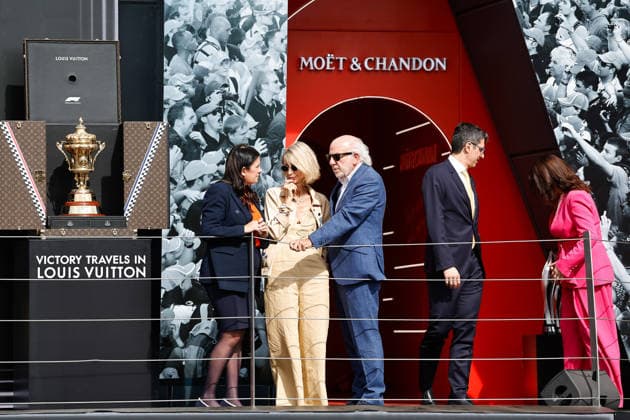 F1 - BRITISH GRAND PRIX 2026 RICHARDS David FIA, Podium celebration during the Formula 1 British Grand Prix 2026, 9th round of the 2026 Formula One World Championship, WM, Weltmeisterschaft from July 3 to 5, 2026 on the Silverstone Circuit, in Silverstone, United Kingdom - SilverstoneUnited Kingdom  Copyright: xPauloxMariax