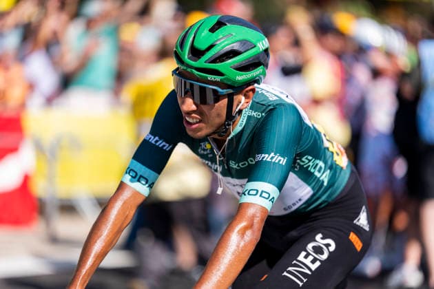 113th Tour de France 2026 - Stage 2 BARCELONA, SPAIN - JULY 5: Egan Bernal of Colombia and Netcompany Ineos Cycling Team is seen after the 113th Tour de France 2026, Stage 2 a 168.5km stage from Tarragona to Barcelona 109m UCIWT on July 05, 2026 in Barcelona, Spain. Barcelona Spain Copyright: xAlbertoxGardinx AGardin_20260705_Cycling_Tour de France_Stage 2__0015