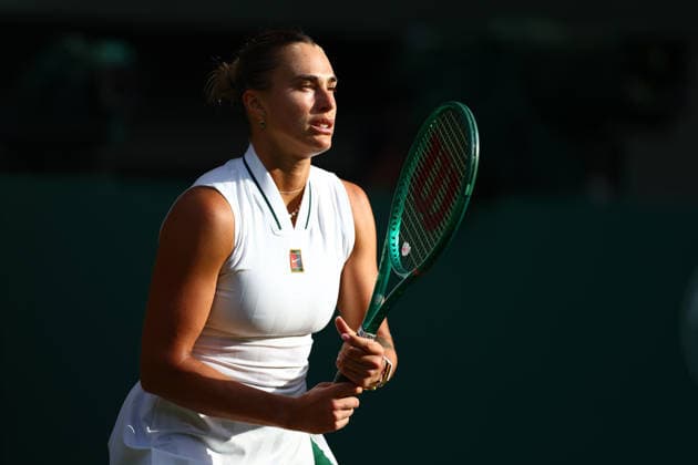 Aryna Sabalenka during her fourth round match Wimbledon Tennis Championships, Day 7, The All England Lawn Tennis and Croquet Club, London, UK - 05 Jul 2026London The All England Lawn Tennis and United Kingdom  Copyright: xJamesxMarsh Shutterstockx 16976811fi
