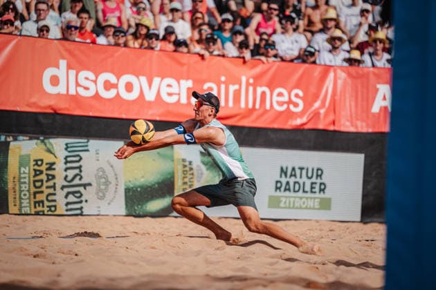 Beachvolleyball Männer Allianz German Beach Tour 2026 Tourstop München 05.07.2026 Momme Lorenz München Zentraler Hochschulsport: Beach- Bayern Deutschland *** Men s Beach Volleyball: Allianz German Beach Tour 2026, Munich Stop, July 5, 2026, Momme Lorenz, Munich Central University Sports, Beach Bayern, Germany