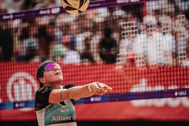 Beachvolleyball Frauen Allianz German Beach Tour 2026 Tourstop München 05.07.2026 Melanie Gernert München Zentraler Hochschulsport: Beach- Bayern Deutschland *** Women s Beach Volleyball: Allianz German Beach Tour 2026, Munich Stop, July 5, 2026; Melanie Gernert, Munich Central University Sports, Beach Bayern, Germany