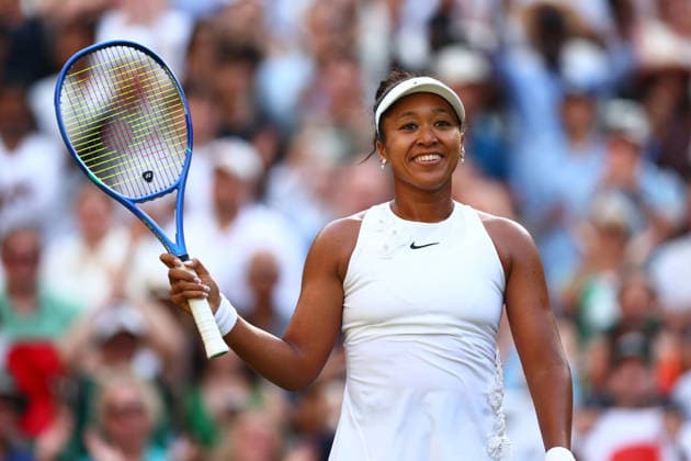 Naomi Osaka celebrates victory in her fourth round match Wimbledon Tennis Championships, Day 7, The All England Lawn Tennis and Croquet Club, London, UK - 05 Jul 2026London The All England Lawn Tennis and United Kingdom  Copyright: xJamesxMarsh Shutterstockx 16976811fy