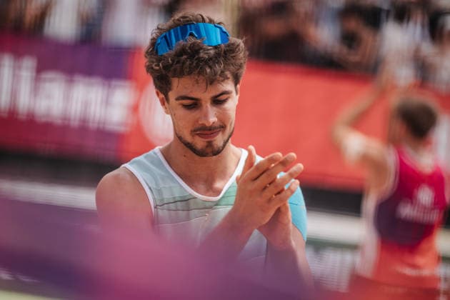Beachvolleyball Männer Allianz German Beach Tour 2026 Tourstop München 05.07.2026 Lui Wüst München Zentraler Hochschulsport: Beach- Bayern Deutschland *** Men s Beach Volleyball: Allianz German Beach Tour 2026, Munich Stop, July 5, 2026; Lui Wüst; Munich Central University Sports; Beach Bayern; Germany