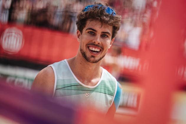 Beachvolleyball Männer Allianz German Beach Tour 2026 Tourstop München 05.07.2026 Lui Wüst München Zentraler Hochschulsport: Beach- Bayern Deutschland *** Men s Beach Volleyball: Allianz German Beach Tour 2026, Munich Stop, July 5, 2026; Lui Wüst; Munich Central University Sports; Beach Bayern; Germany