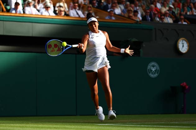 Naomi Osaka during her fourth round match Wimbledon Tennis Championships, Day 7, The All England Lawn Tennis and Croquet Club, London, UK - 05 Jul 2026London The All England Lawn Tennis and United Kingdom  Copyright: xJamesxMarsh Shutterstockx 16976811hd