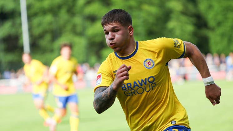 FT Braunschweig vs. Eintracht BS, Testspiel Braunschweig, 05.07.2026, Fußball, Herren, Saison 2026 27, Freie Turnen Braunschweig vs Eintracht Braunschweig, Testspiel, Jovan Mijatovic (Eintracht Braunschweig) Niedersachsen Deutschland *** FT Braunschweig vs. Eintracht BS, Friendly Match in Braunschweig, July 5, 2026, Soccer, Men s, 2026–27 season, Freie Turnen Braunschweig vs. Eintracht Braunschweig, Friendly Match, Jovan Mijatovic, Eintracht Braunschweig, Lower Saxony, Germany