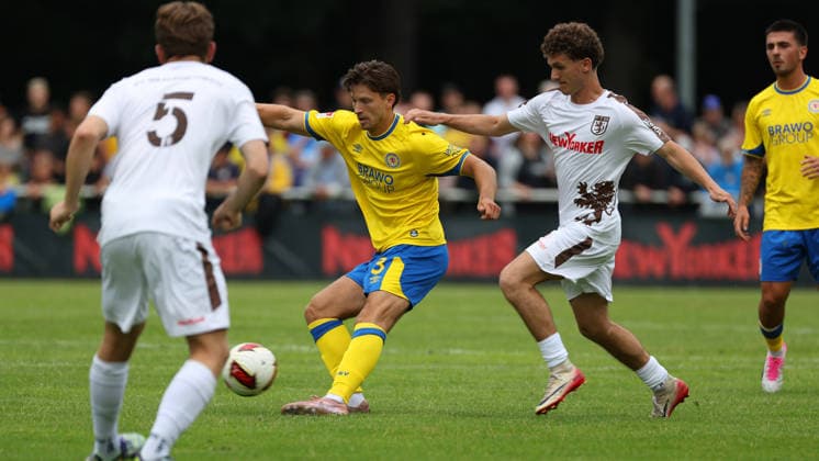 FT Braunschweig vs. Eintracht BS, Testspiel Braunschweig, 05.07.2026, Fußball, Herren, Saison 2026 27, Freie Turnen Braunschweig vs Eintracht Braunschweig, Testspiel, Noah Ketterbach (Eintracht Braunschweig) Niedersachsen Deutschland *** FT Braunschweig vs. Eintracht BS, Friendly Match in Braunschweig, July 5, 2026, Soccer, Men s, 2026–27 season, Freie Turnen Braunschweig vs. Eintracht Braunschweig, Friendly Match, Noah Ketterbach, Eintracht Braunschweig, Lower Saxony, Germany