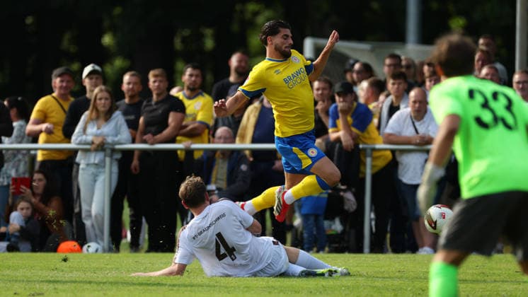FT Braunschweig vs. Eintracht BS, Testspiel Braunschweig, 05.07.2026, Fußball, Herren, Saison 2026 27, Freie Turnen Braunschweig vs Eintracht Braunschweig, Testspiel, Fabio Di Michele Sanchez (Eintracht Braunschweig) Niedersachsen Deutschland *** FT Braunschweig vs. Eintracht BS, Friendly Match in Braunschweig, July 5, 2026, Soccer, Men s, 2026–27 season, Freie Turnen Braunschweig vs. Eintracht Braunschweig, Friendly Match, Fabio Di Michele Sanchez, Eintracht Braunschweig, Lower Saxony, Germany